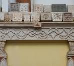 INSERTS and KEYS of archs in travertine and stone.